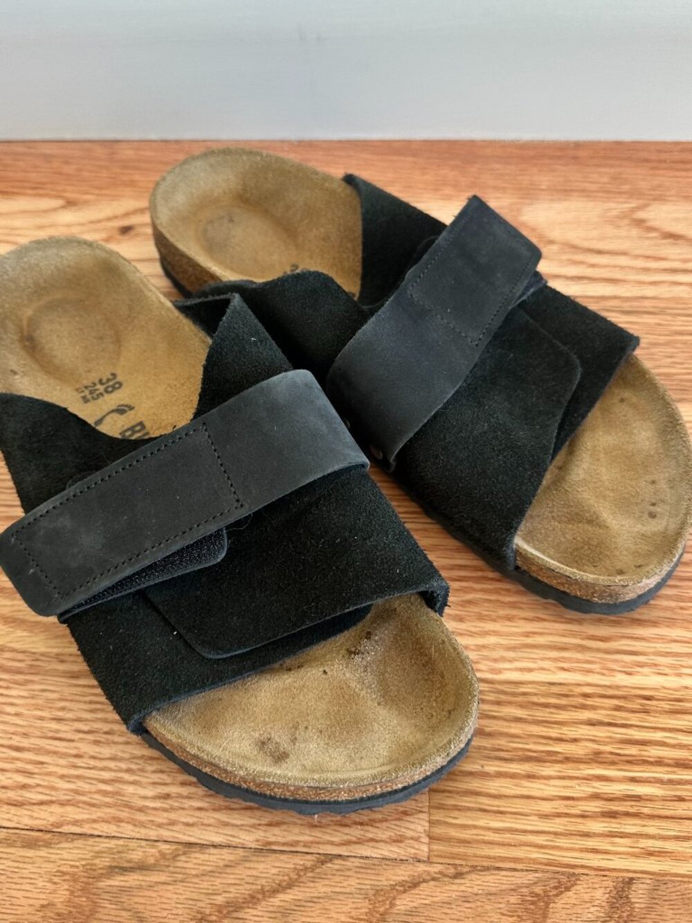 Kyoto Birkenstock Kyoto  Nubuck-Suede Leather, size 38 (us 7.5)